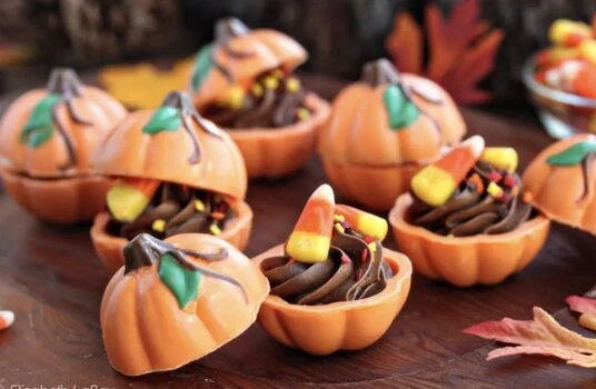 stuffed pumpkin truffles