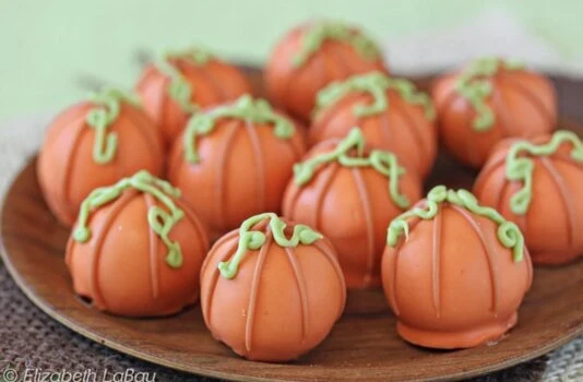 pumpkin spice truffles