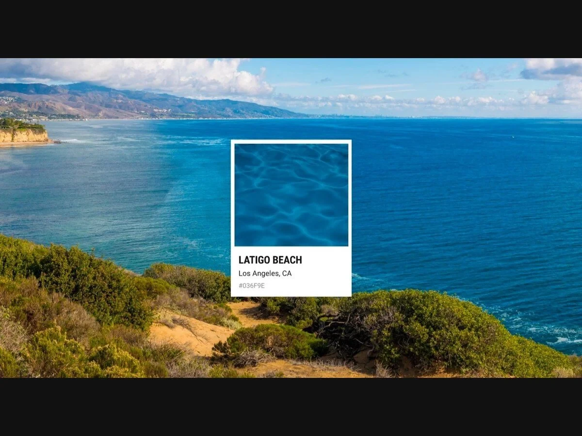 Latigo Beach Blue Water