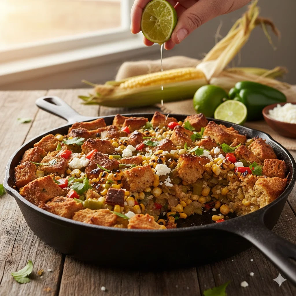Broad Beach Charred Corn & Cotija Stuffing